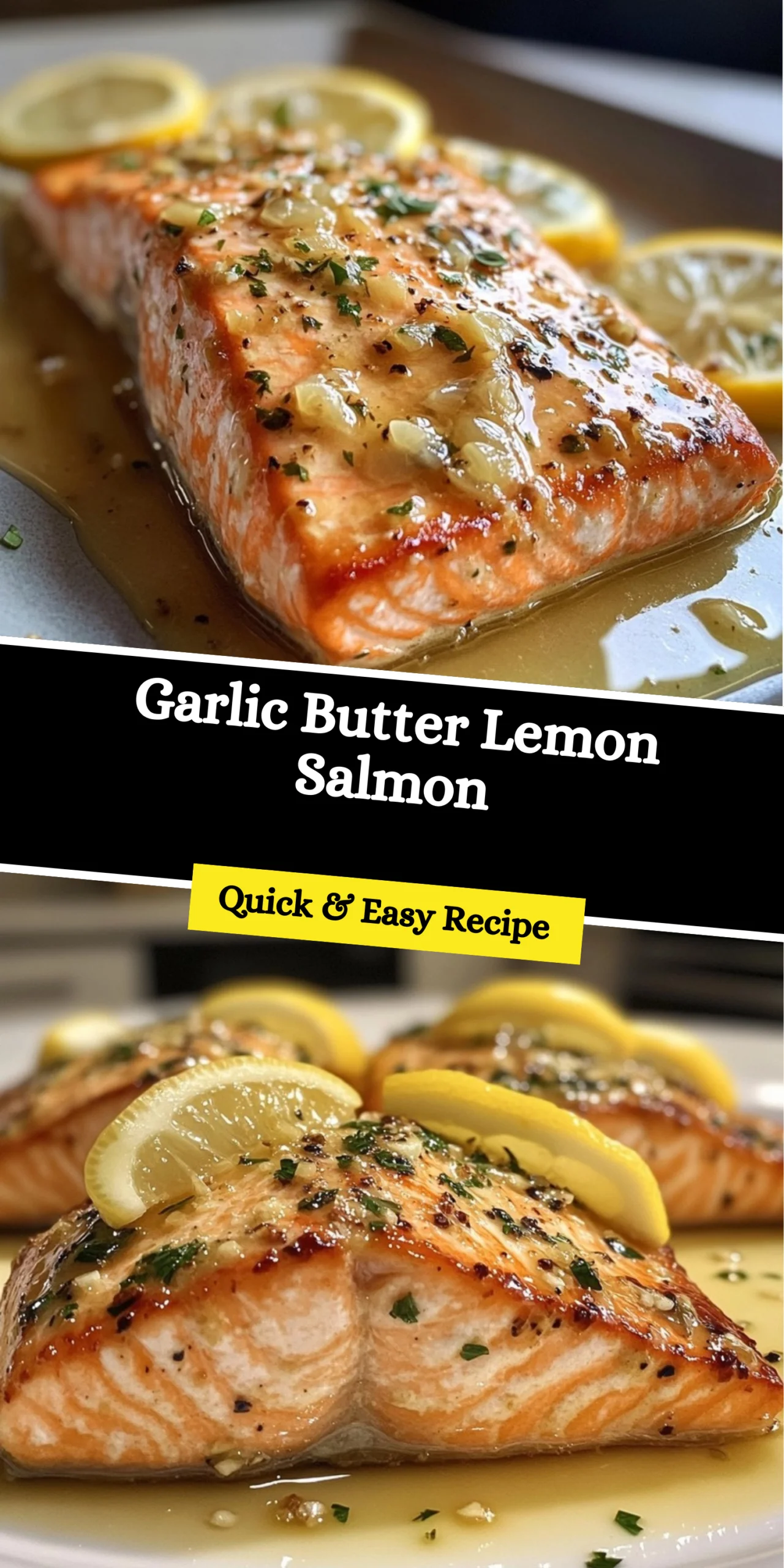 Garlic Butter Lemon Salmon