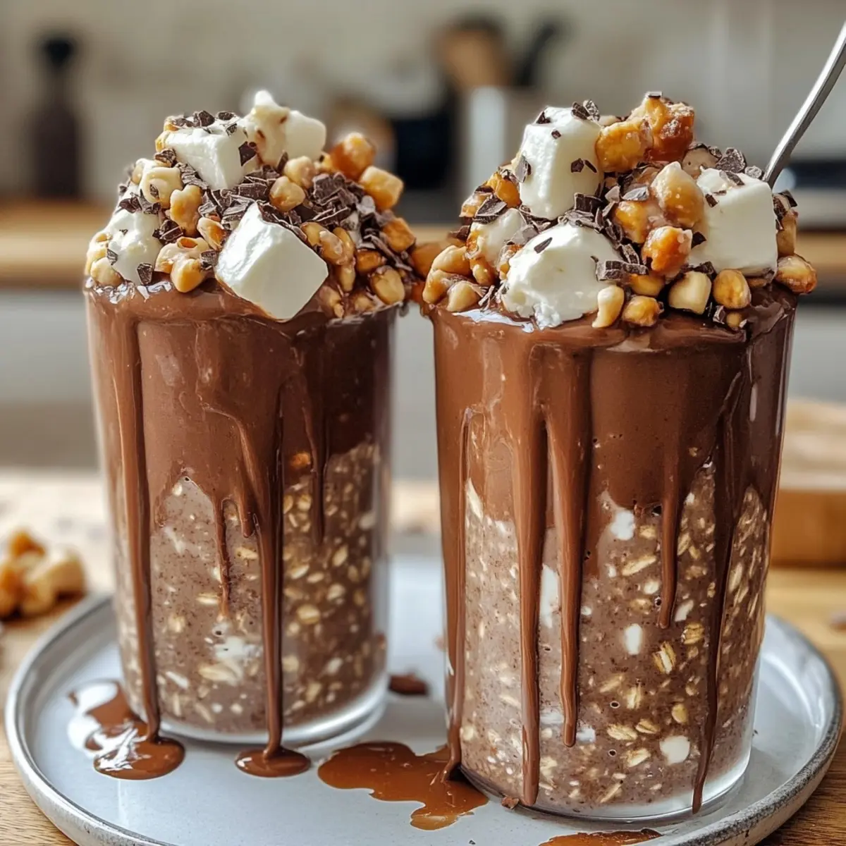 Hot Chocolate Overnight Oats