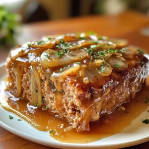 French Onion Meatloaf
