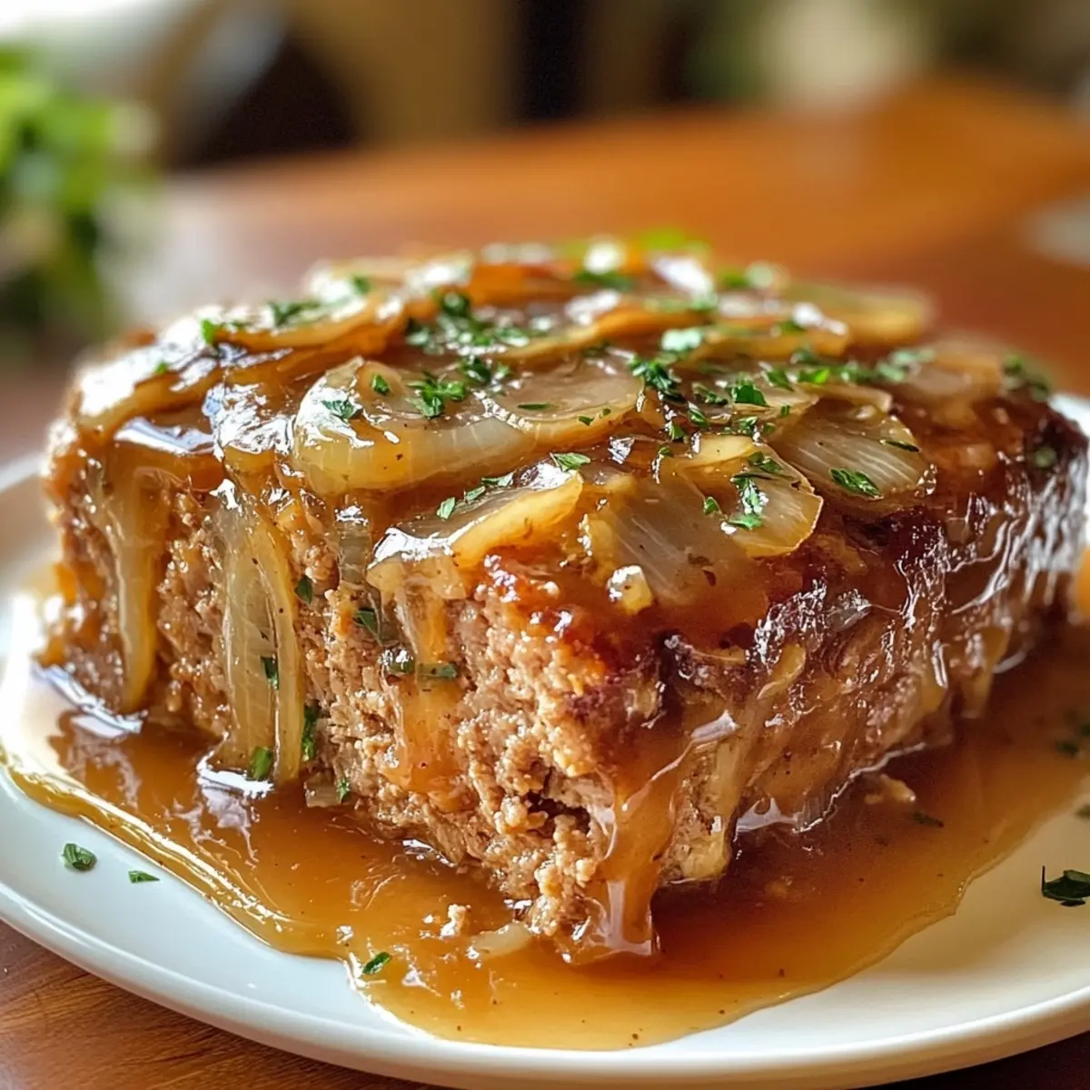 French Onion Meatloaf