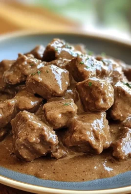 Slow Cooker Beef Tips and Gravy