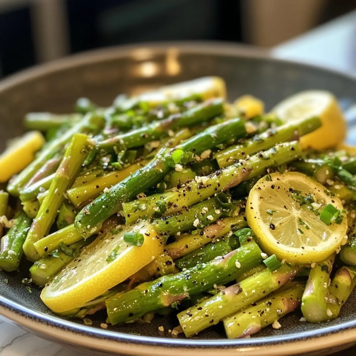 Lemon Herb Asparagus Salad