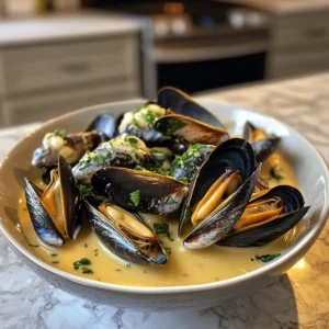 White Wine Mussels Bowl