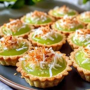 Thai Pandan Coconut Tarts