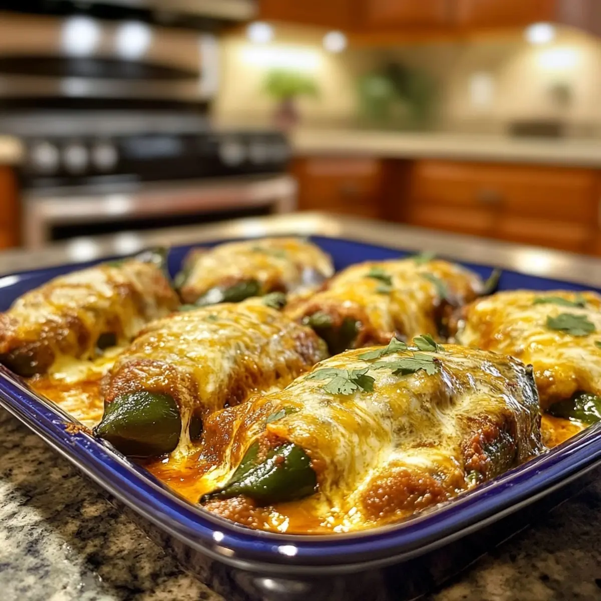 Baked Chili Rellenos