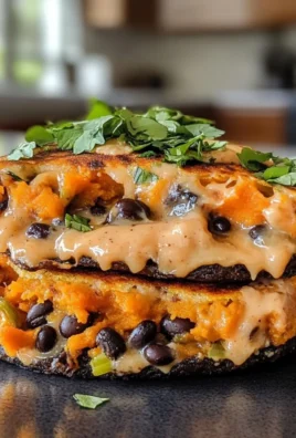 Sweet Potato Black Bean Arepas