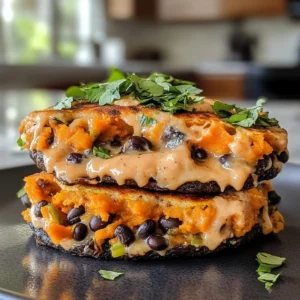 Sweet Potato Black Bean Arepas