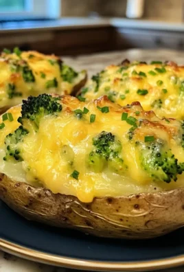 Twice Baked Broccoli Cheese Potatoes
