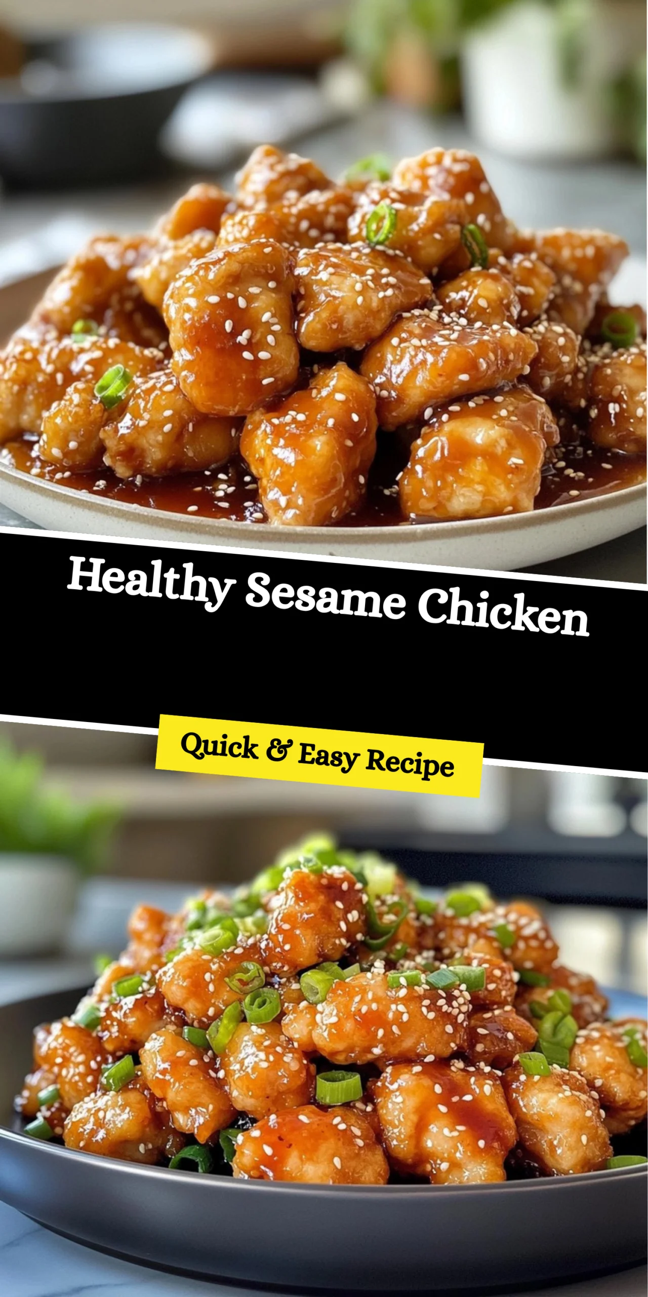 Healthy Sesame Chicken