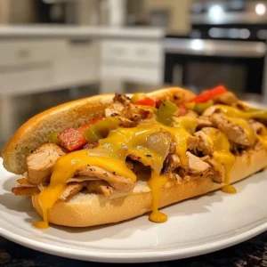 Chicken Philly Cheese Steaks