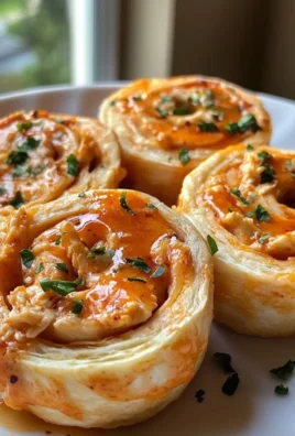 Buffalo Chicken Dip Pinwheels