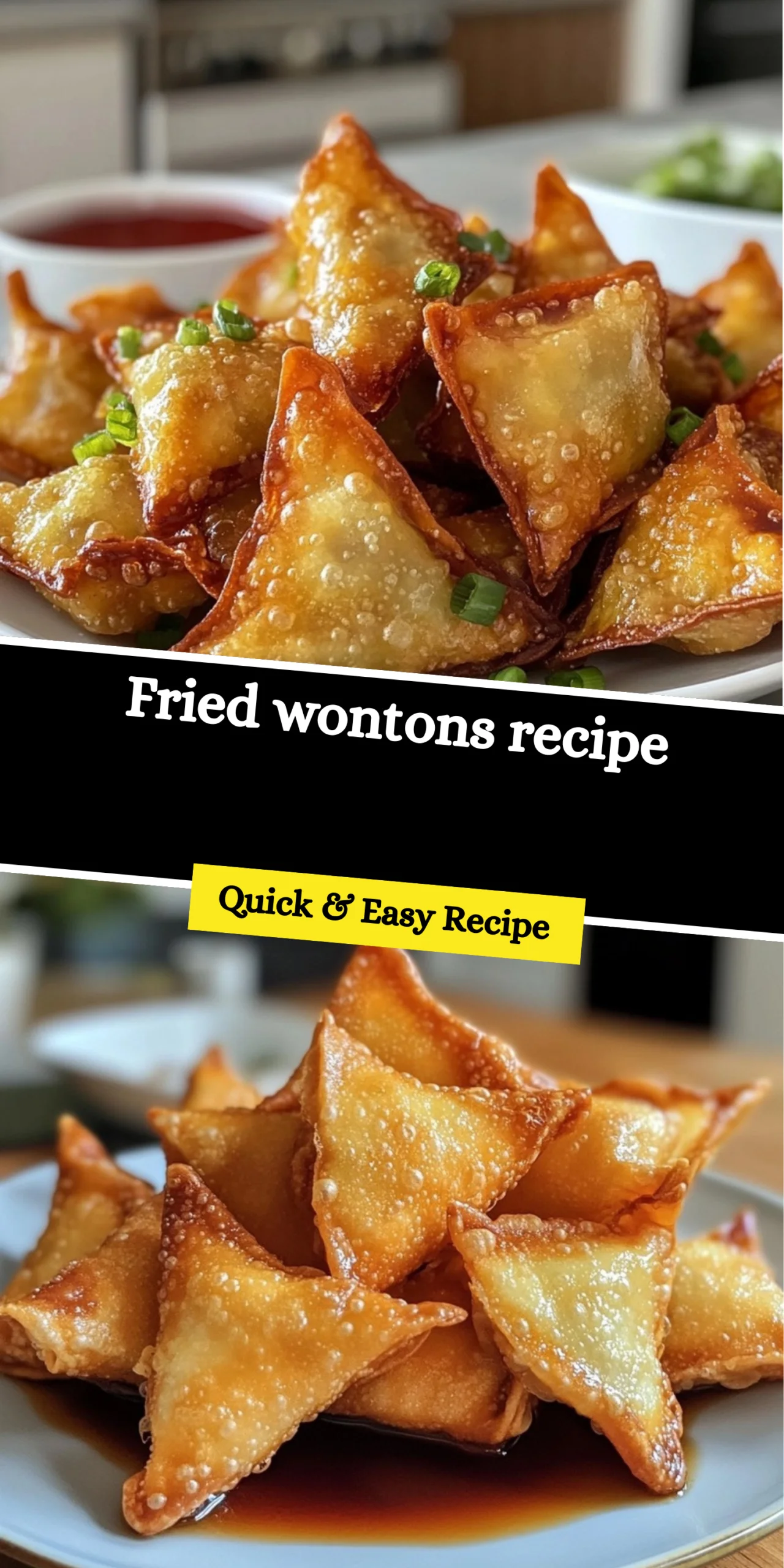 Fried wontons recipe