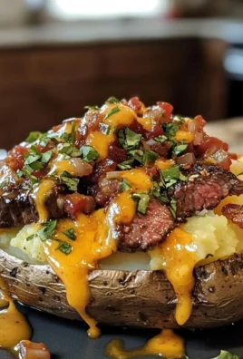 Steak Loaded Baked Potato