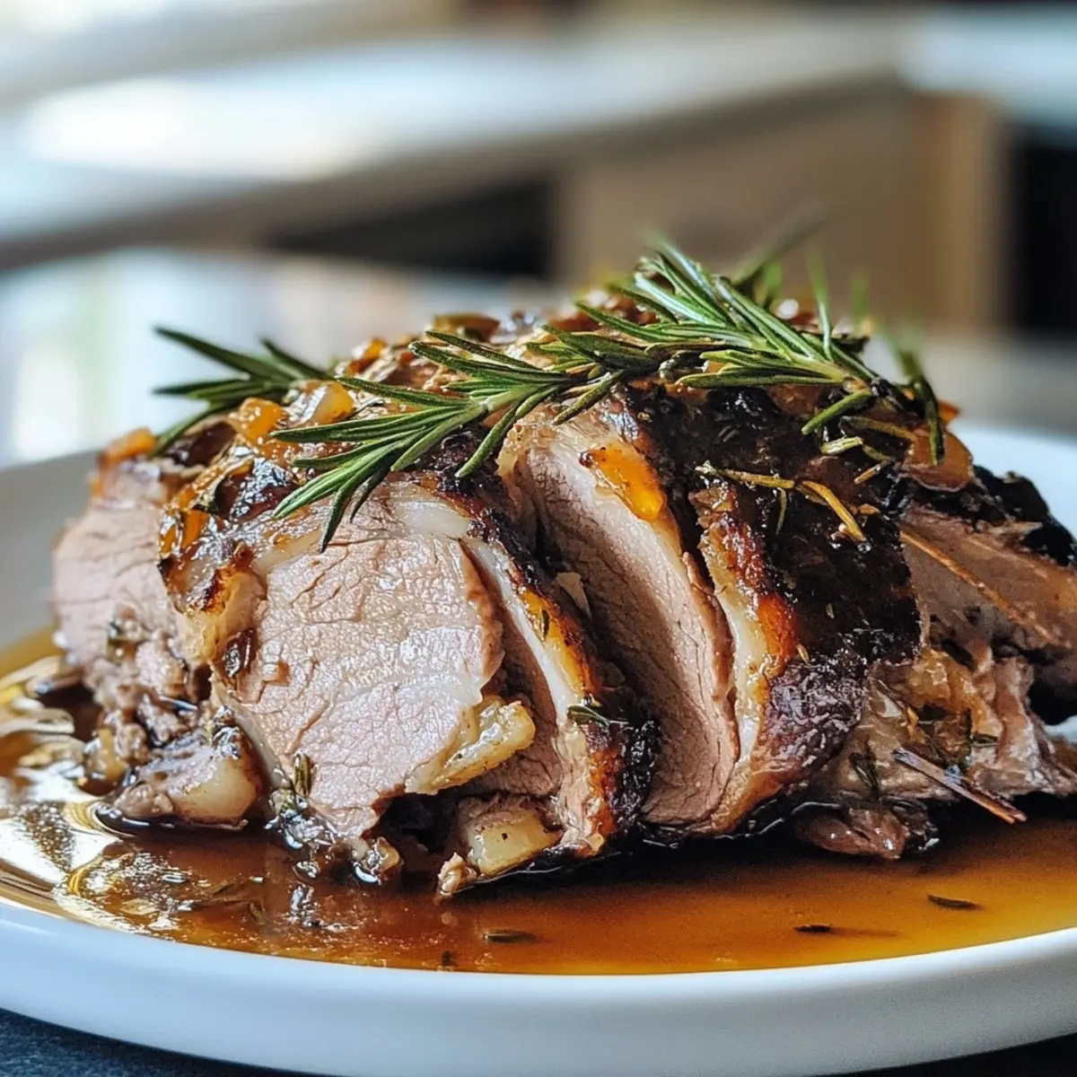 Slow-Roasted Rosemary Lamb Shoulder