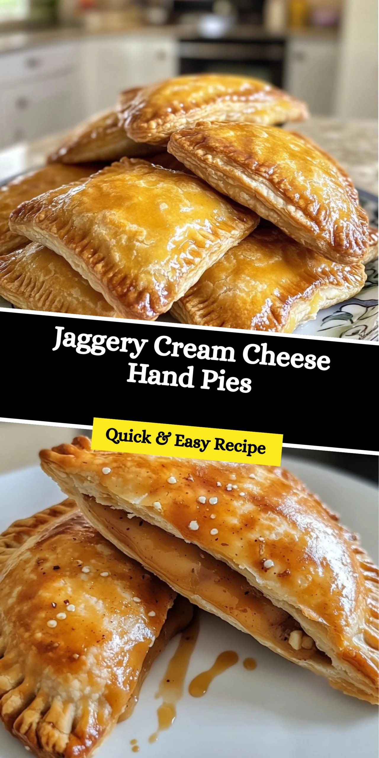 Jaggery Cream Cheese Hand Pies