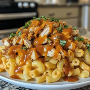 BBQ Chicken Mac and Cheese