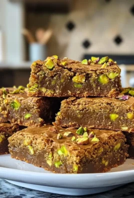 Brown Butter Pistachio Blondies