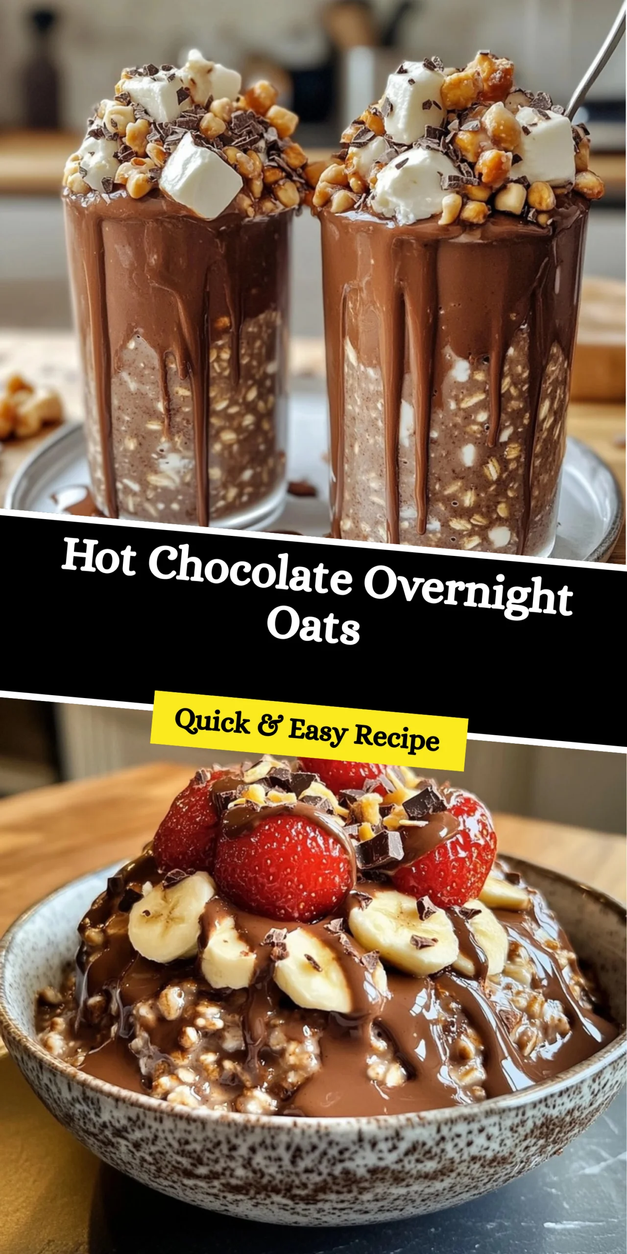 Hot Chocolate Overnight Oats