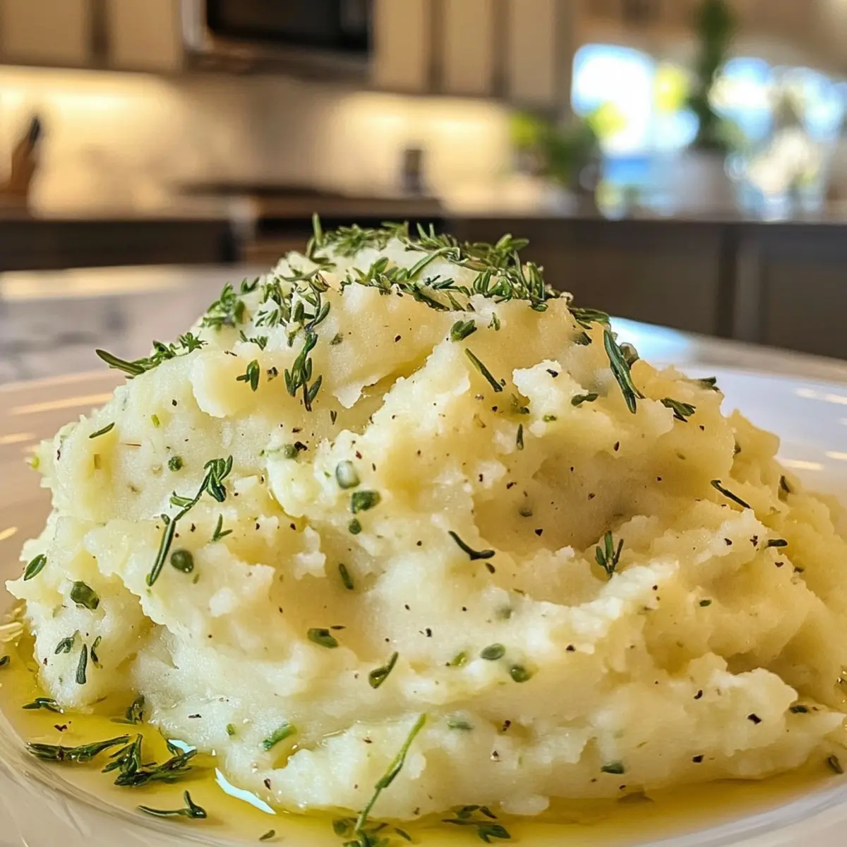 Spring Herb Mashed Potatoes