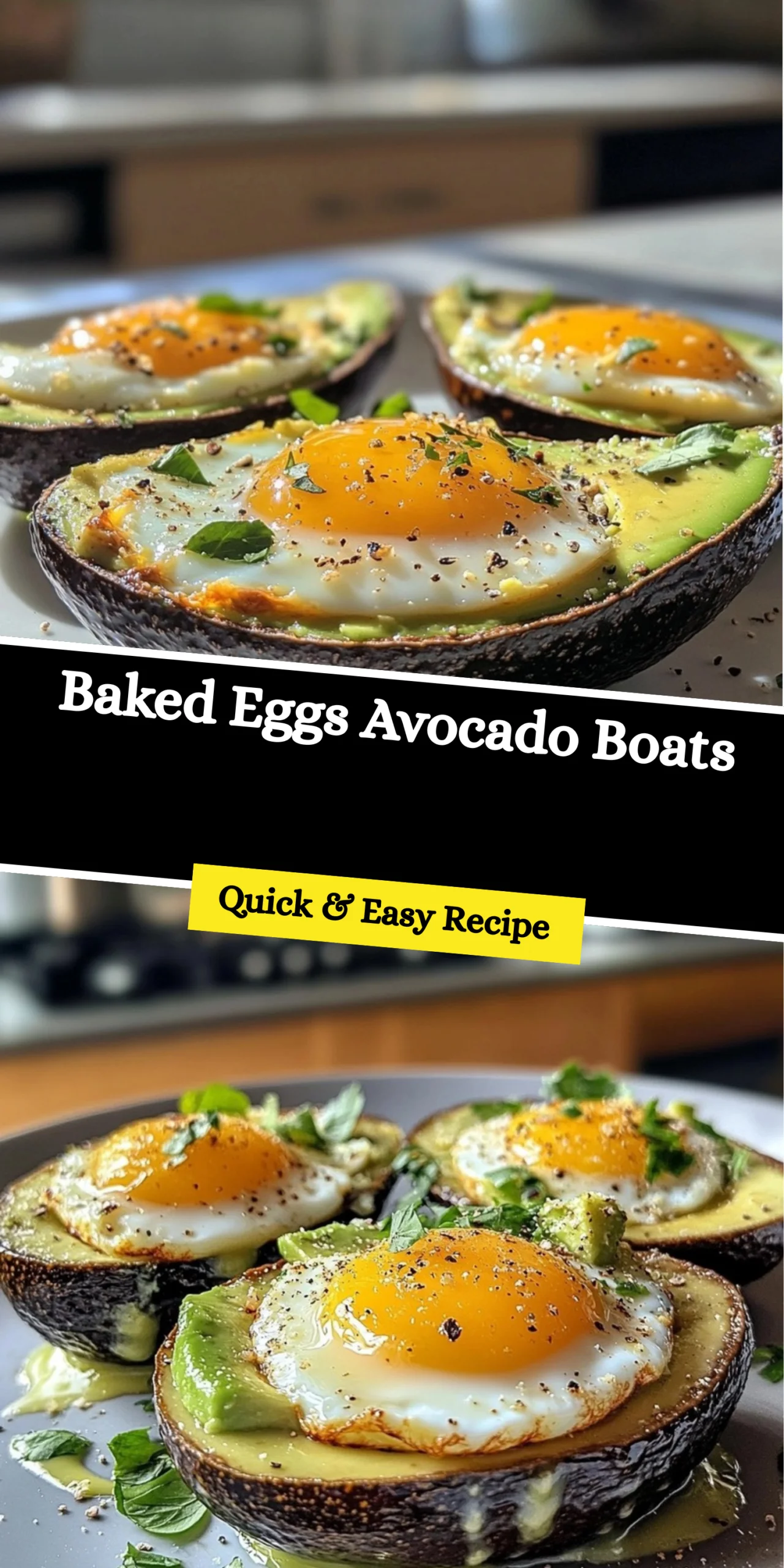 Baked Eggs Avocado Boats