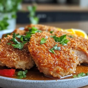 Crispy Baked Pork Chops