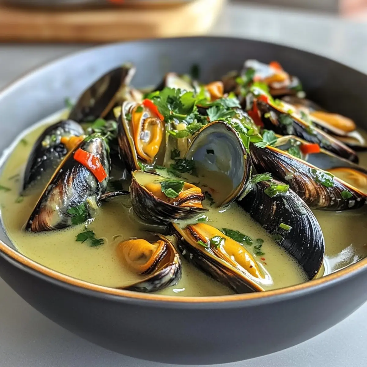 Thai Green Curry Mussels