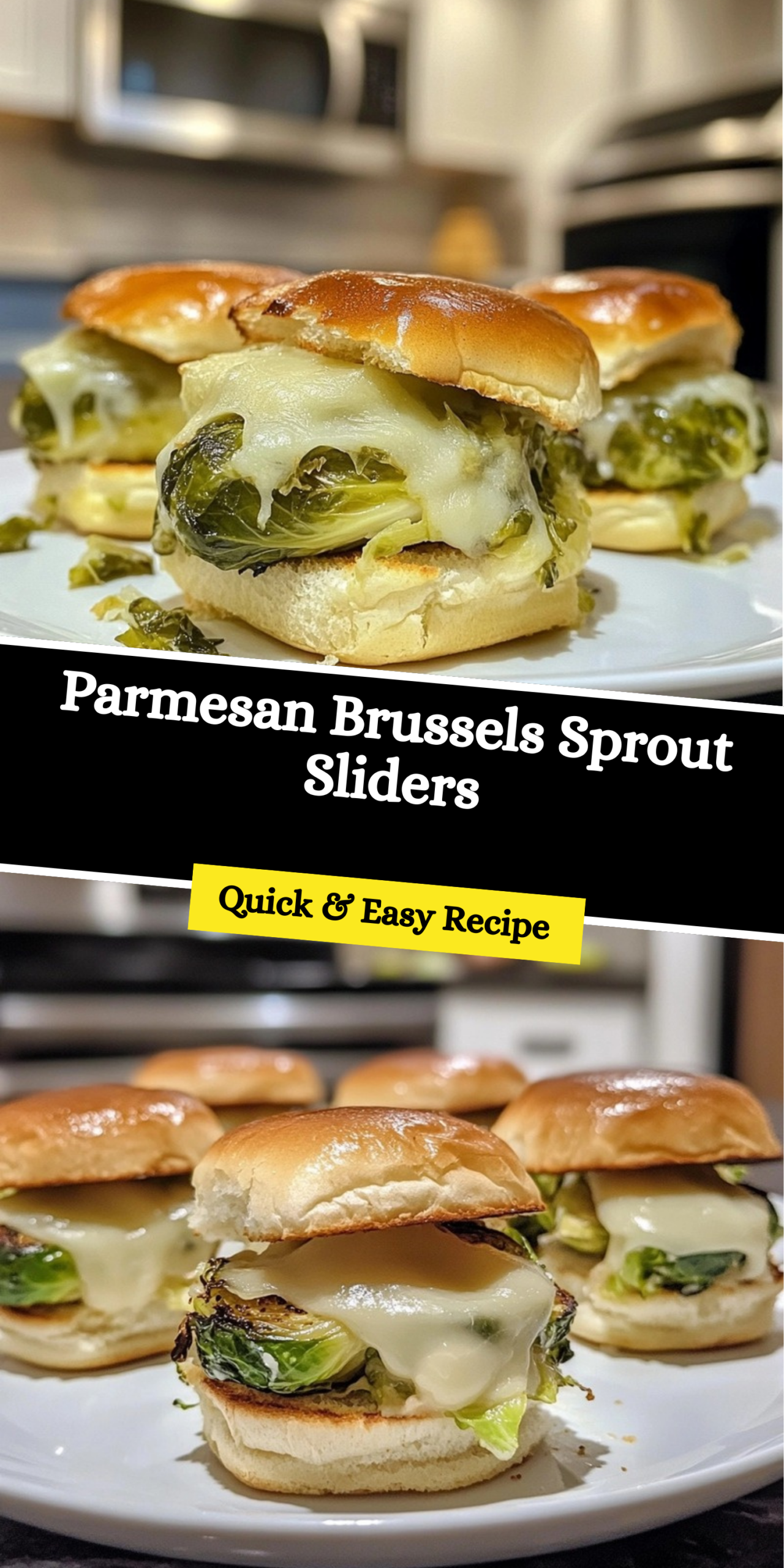 Parmesan Brussels Sprout Sliders