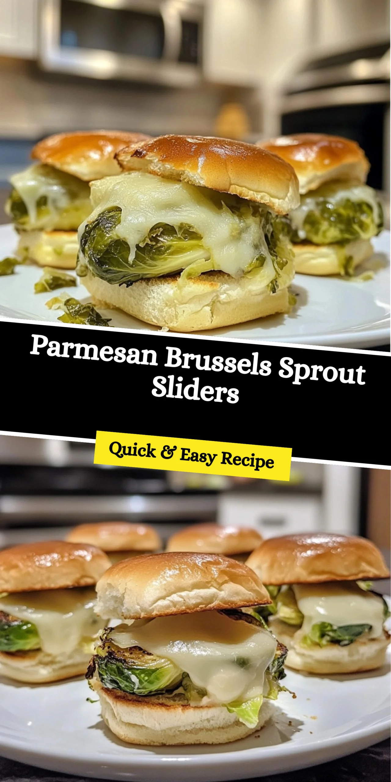 Parmesan Brussels Sprout Sliders