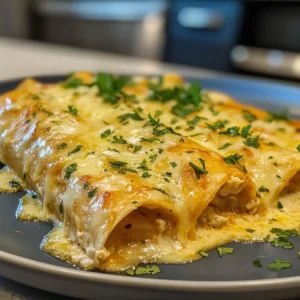 Cream Cheese Chicken Enchiladas