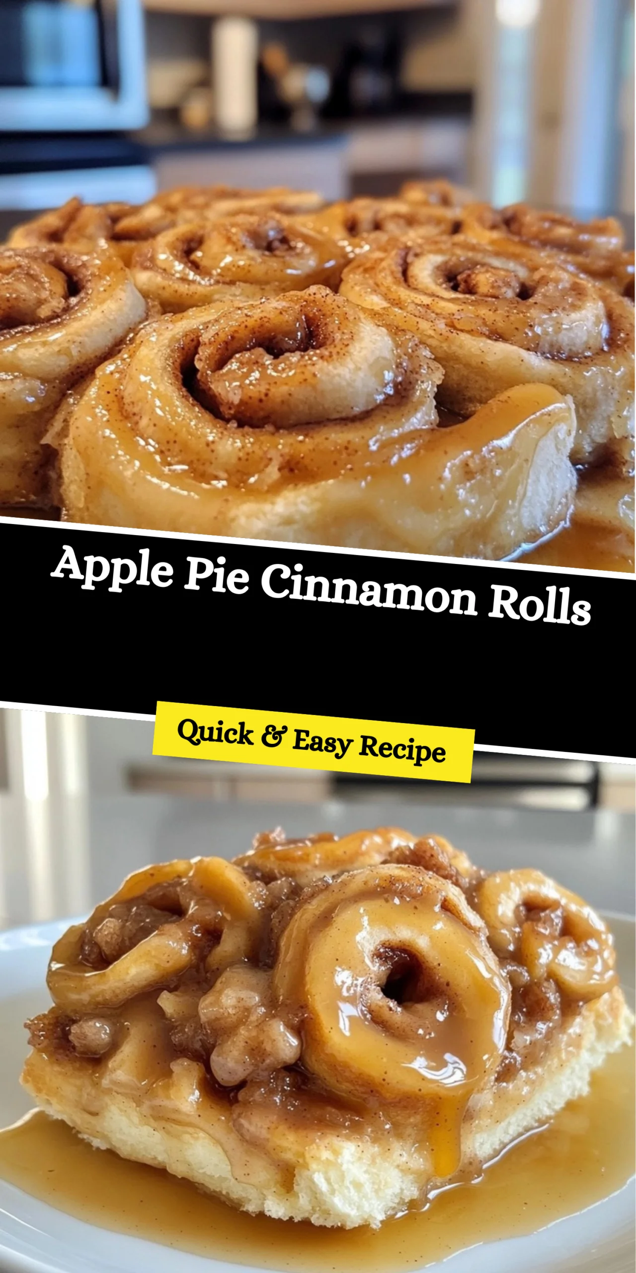 Apple Pie Cinnamon Rolls