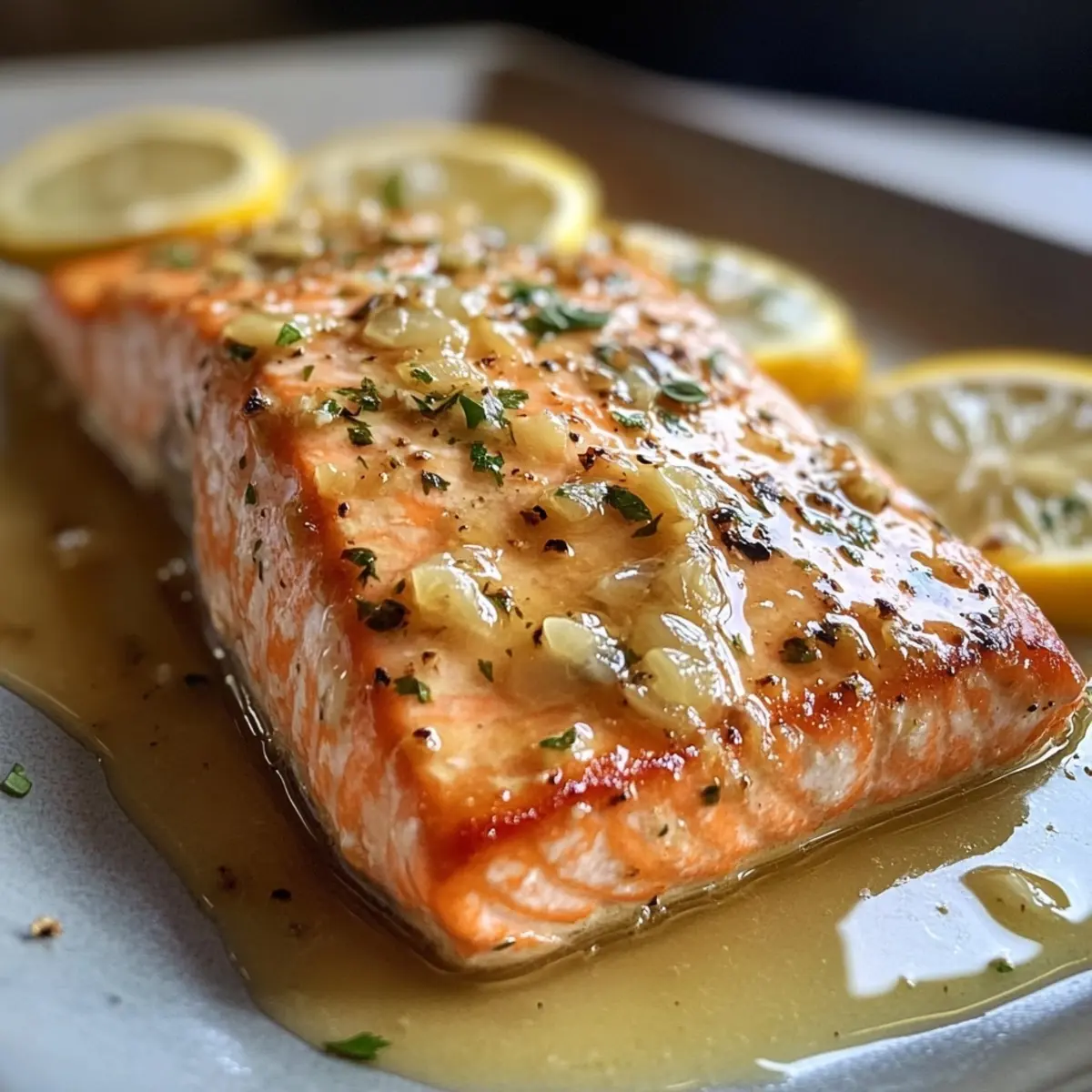 Garlic Butter Lemon Salmon