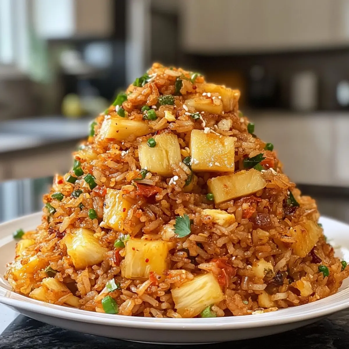 Pineapple Kimchi Fried Rice