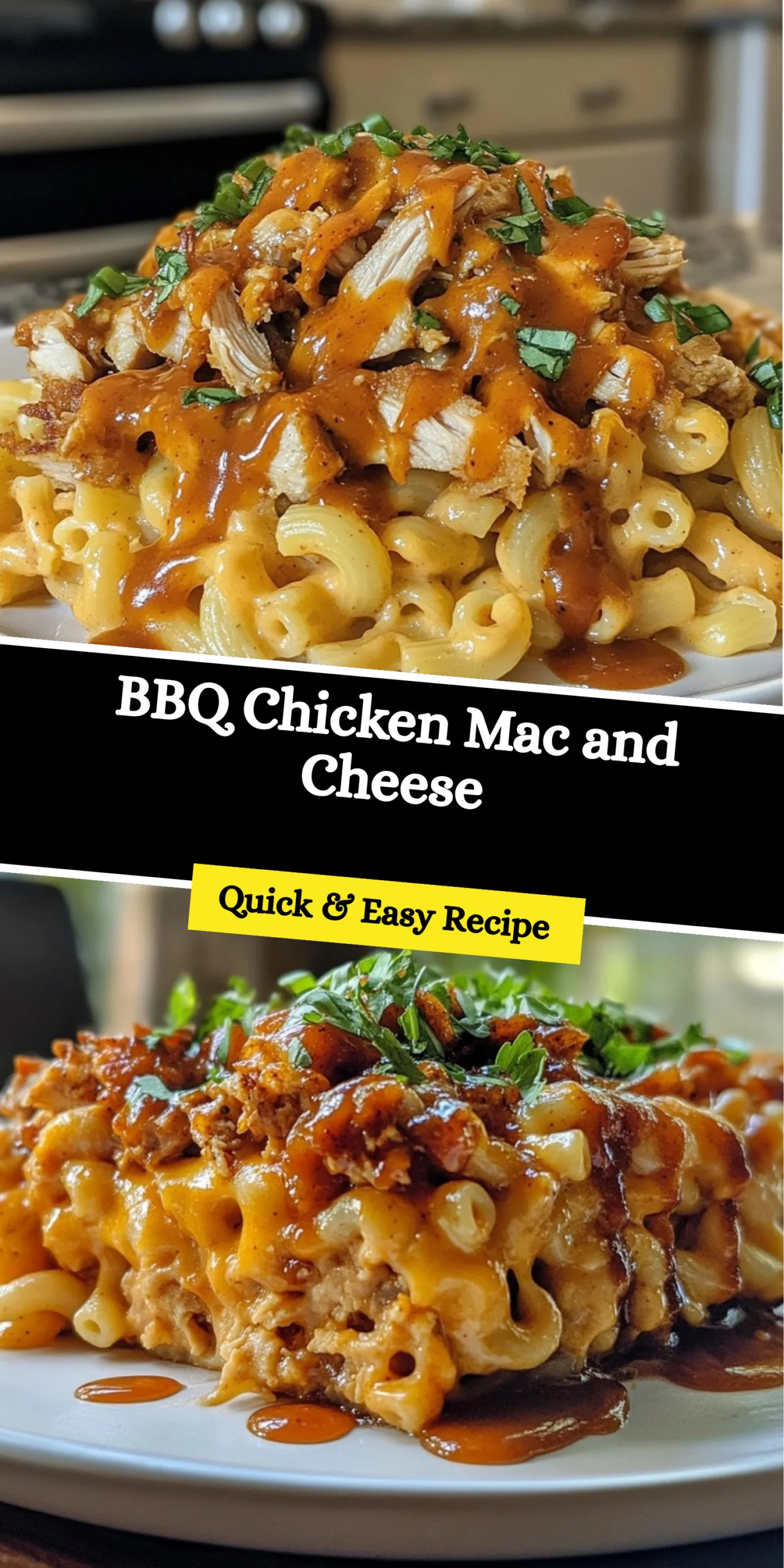 BBQ Chicken Mac and Cheese