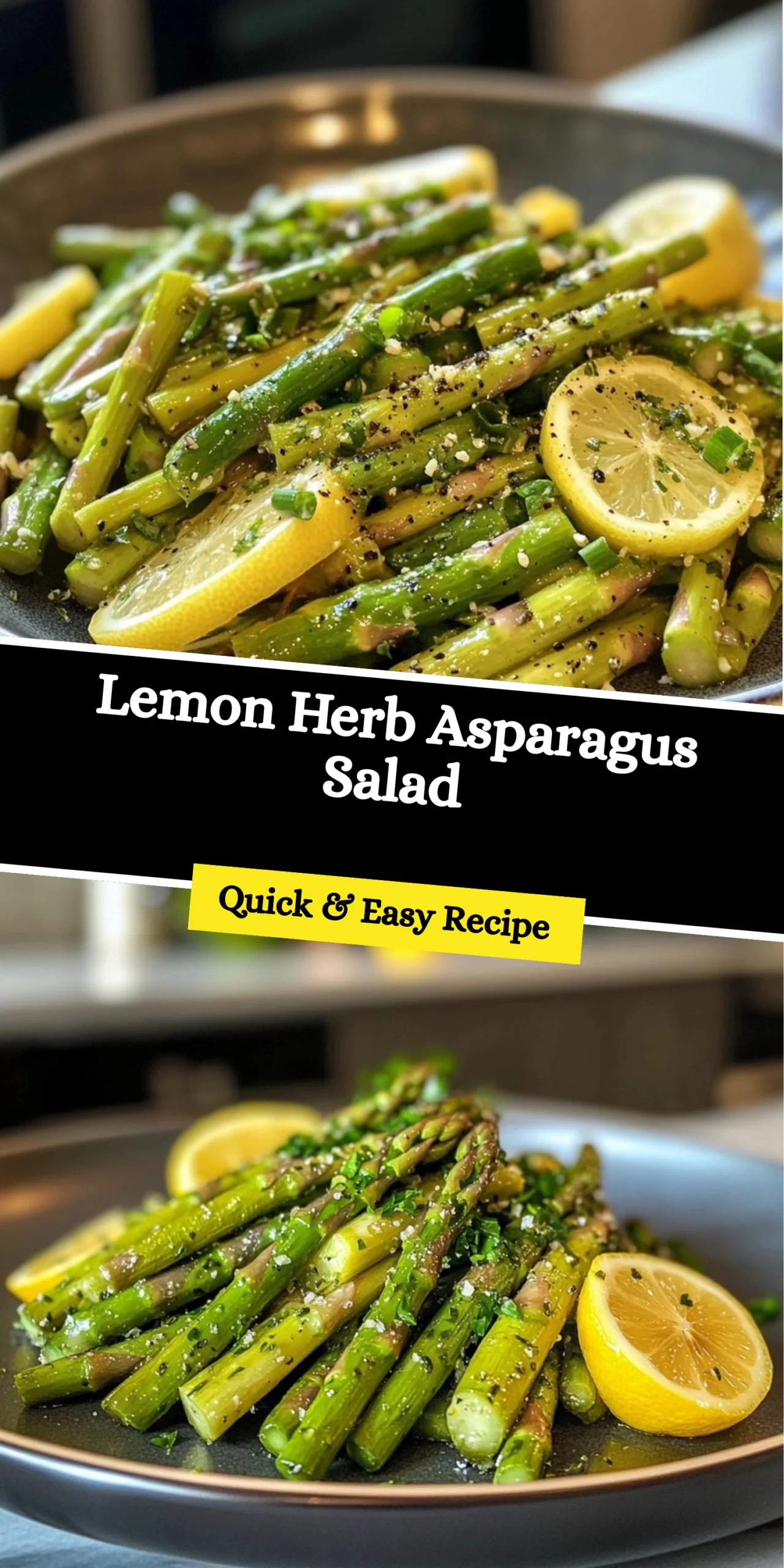 Lemon Herb Asparagus Salad