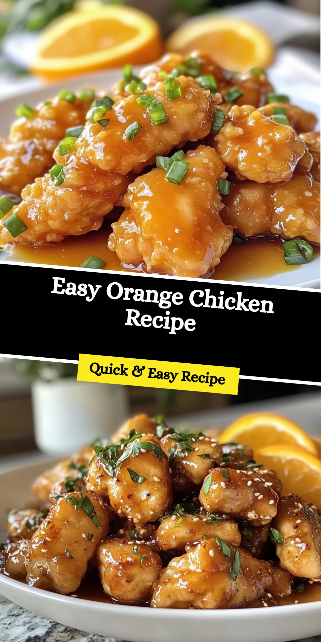 Easy Orange Chicken Recipe
