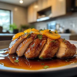 Crispy Duck Orange Glaze