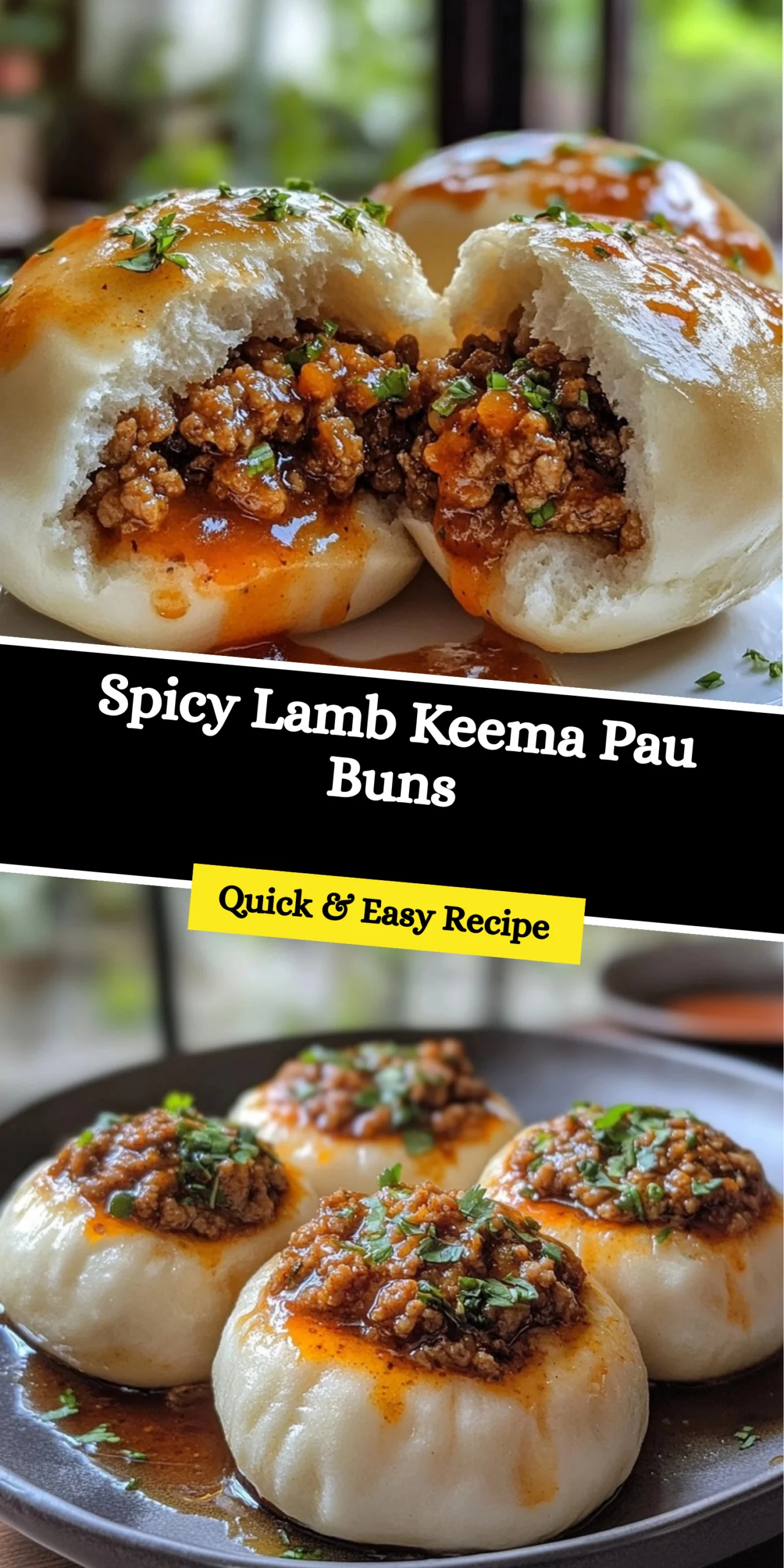 Spicy Lamb Keema Pau Buns