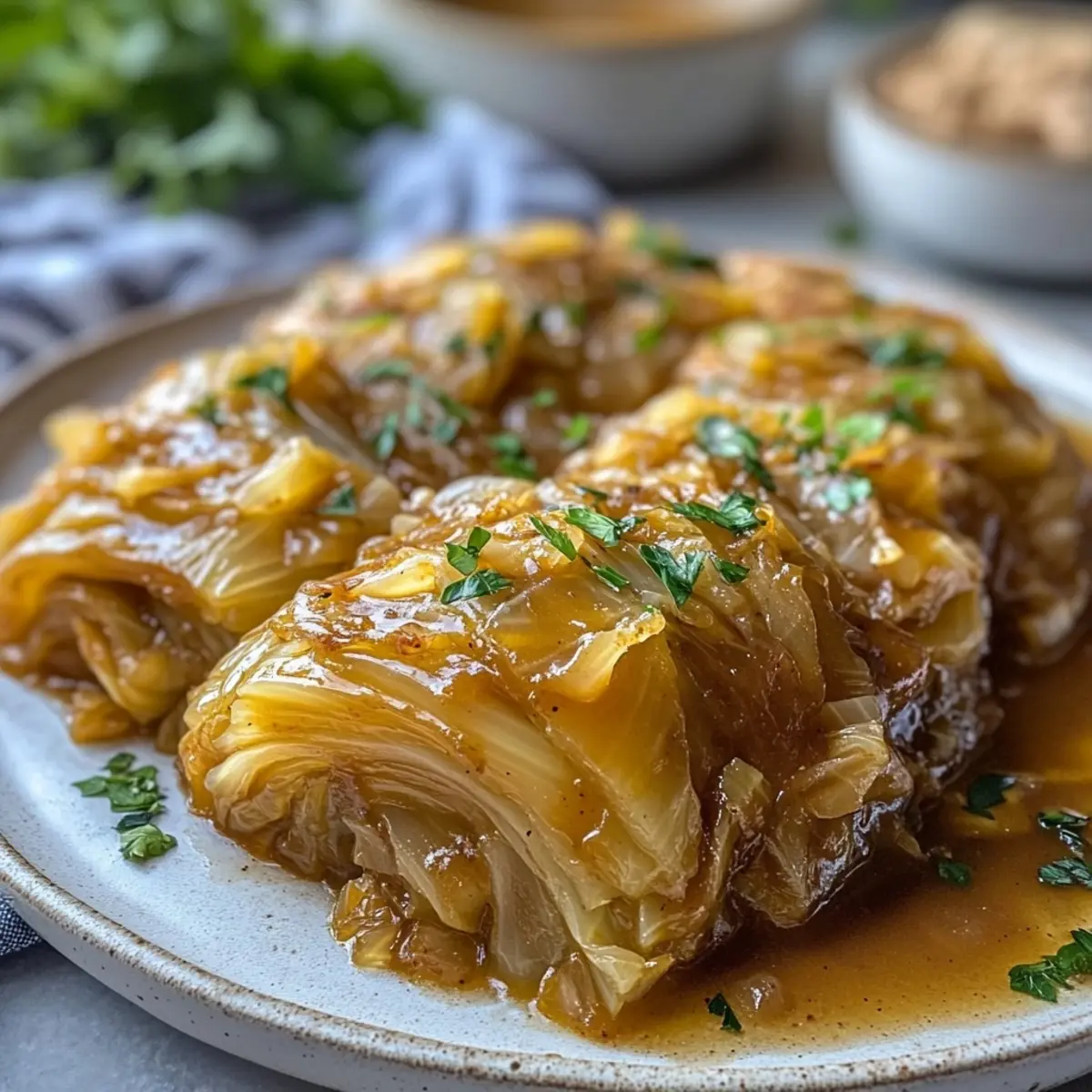 Slow Cooker Apple Cider Braised Cabbage