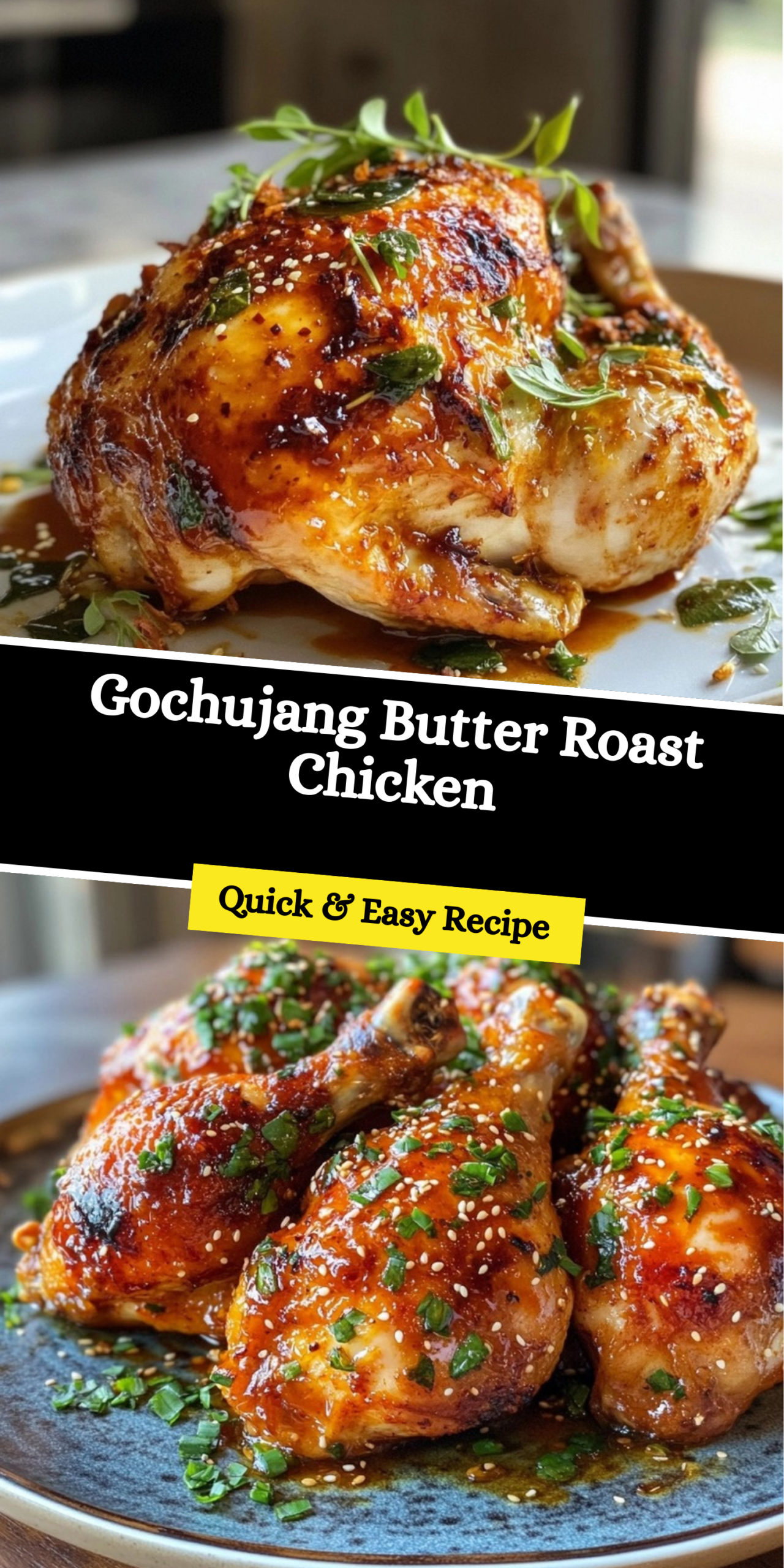 Gochujang Butter Roast Chicken